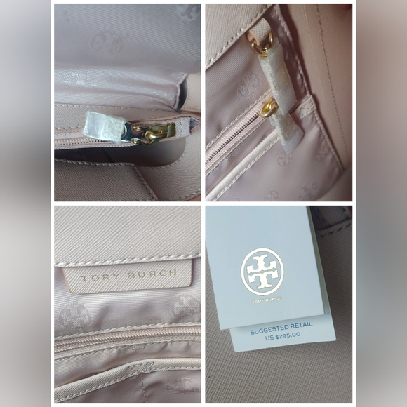 Tory Burch York Saffiano Leather Tote light oak purse - Picture 16 of 16